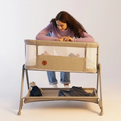 Lionelo Postýlka Luna 2v1 Beige Sand
