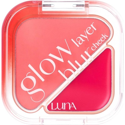 LUNA Glow Layer Blur Cheek Duo tvářenka 08 Strawberry Jelly 8,5 g
