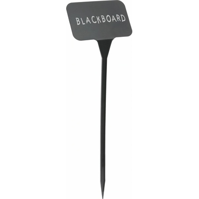 Menovka zapichovacie SL 190 čierna 19x7,5x5 cm lomená - 10 ks