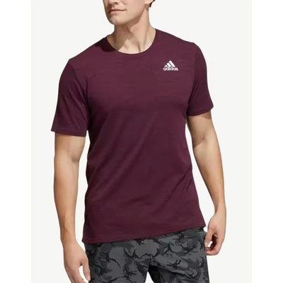 Adidas Workout City Elevated Tee Burgundy