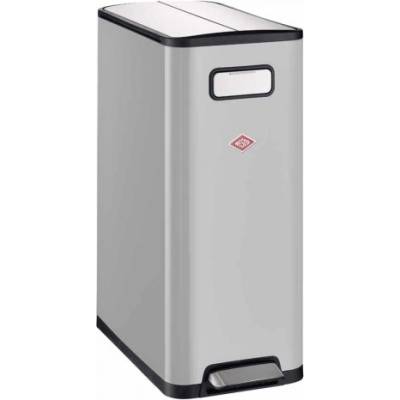 WESCO Кош за отпадъци - Big Double Master, 2x20 л сив