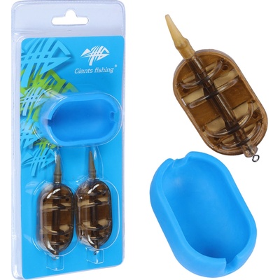 Giants Fishing Sada Krmítek s Formičkou Method Feeder Gaube - 50+60 g