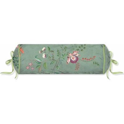 Pip Studio polštář Everbloom zelený válec 22x70