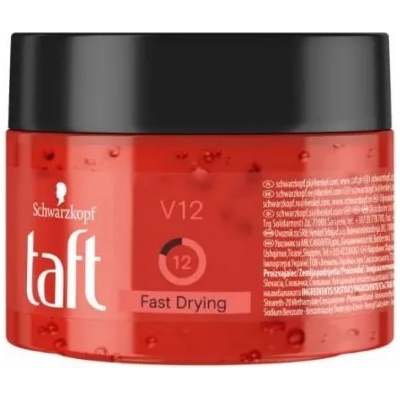 Schwarzkopf V12 - Бързосъхнеща формула и технология за изключително силно фиксиране, 250мл