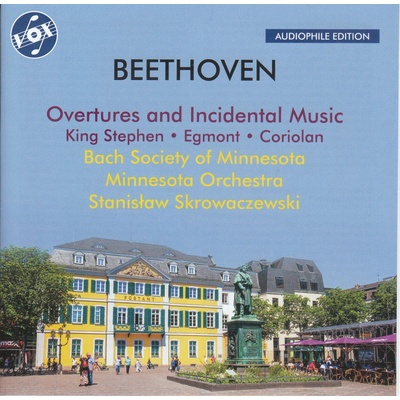 BACH SOCIETY OF MINNESOTA - BEETHOVEN - OVERTURES AND INCIDENTAL MUSIC CD