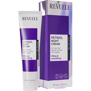 Image 1 of REVUELE Retinol Night Cream, нощен крем с ретинол против бръчки и отпускане, 40 ml