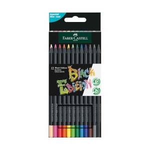 Faber-Castell Цветни моливи Black 12 цвята
