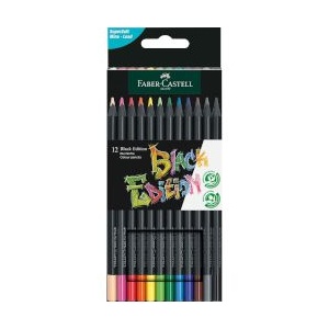 Faber-Castell Цветни моливи Black 12 цвята