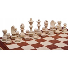 Drevené turnajové šachy č. 7, kráľ 10 cm - ORIGINÁL Sunrise Chess & Games