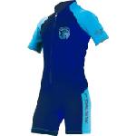 CRESSI Shorty 2mm children's wetsuit - children's swimming suit with UV, cold protection, jellyfish protection - girls & boys swimming suit - dark blue/light blue - 13/14 years - XDG002908 (XDG002908)