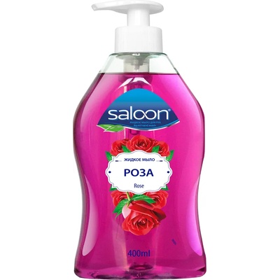 Saloon течен сапун 400мл, Роза