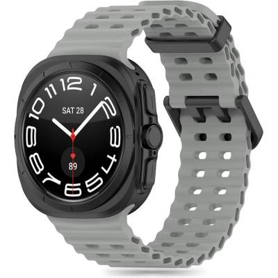 Силиконова каишка за Samsung Galaxy Watch Ultra (47mm) от Tech-Protect IconBand Pro - Crayon Grey (5906302312344)