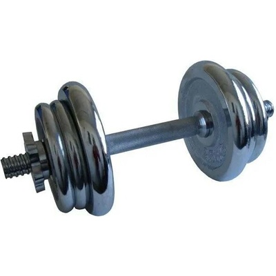 Acra Pochromované činky nastavitelné 1 x 15 kg