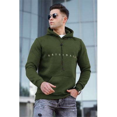 Madmext Мъжки суитшърт 5340 - Каки #321121 (321121_Тъмно зелен)