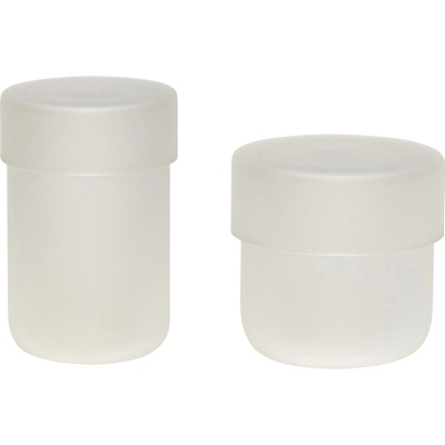 Hübsch Контейнер Hübsch цилиндричен стъклен заскрежен 2 бр (660906)