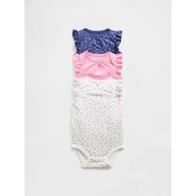 GAP Baby body 3ks Vícebarevná