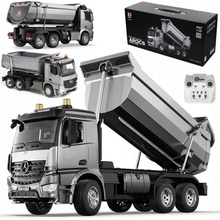 IQ models RC sklápěč Mercedes-Benz Arocs 1:20 šedá RC_97607 RTR 1:10