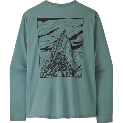 Patagonia Мъжка спортна тениска Patagonia L/S Cap Cool Daily Shirt Cloud Crag Sport shirt - Blue Sage / Light Blue Sage X-Dye (216-8005-0112)