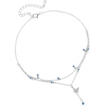 Silenti Jewelry Сребърна гривна за крак "Свобода