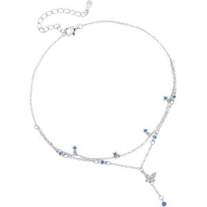 Silenti Jewelry Сребърна гривна за крак "Свобода