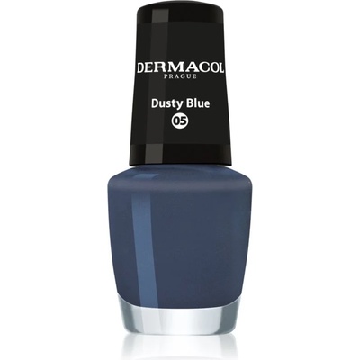 Dermacol Mini лак за нокти цвят 05 Dusty Blue 5ml