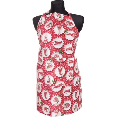 Tegatex Šitá zástěra dlouhá Trpaslíci s čepičkami