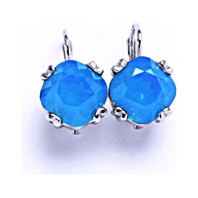 Čištín na patent s krystaly Swarovski Caribben BluE Opal NK 1225