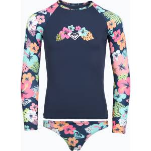 Roxy Дълъг ръкав + долна част на бански костюм ROXY Morning Flower Lycra Set mood indigo morning flowers