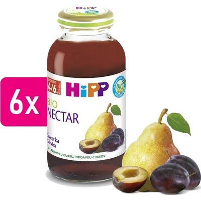 HiPP BIO Švestkový nektar 6 x 200 ml – Zboží Dáma