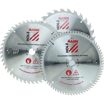 HOLZMANN HW SADA Pilových kotoučů 300x3,2 / 2,2x30 / 25,4xZ28 / Z48 / Z72