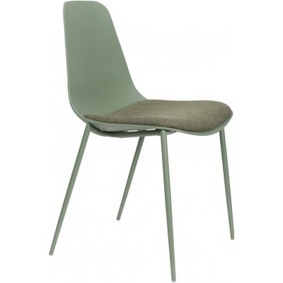 White Label Living Jeffrey polypropylen a kov zelená 1100583