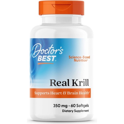 Doctor's Best Real Krill, 350 mg, 60 капсули, Doctor's Best (DRB-00224)