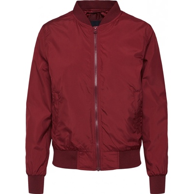Urban Classics Ladies Light Bomber jacket vínová