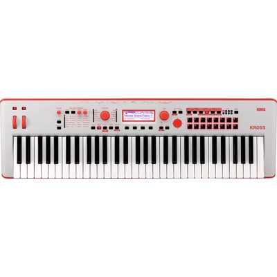 Синтезатор Korg - KROSS 2 61, сив/червен (395150)