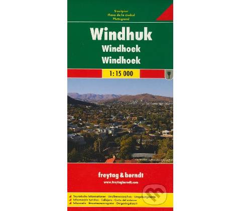 Plán města Windhoek
