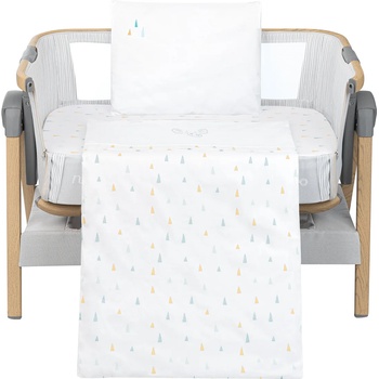 KikkaBoo Бебешки спален комплект за мини-кошара 5ч Elephant Time (41101050046)