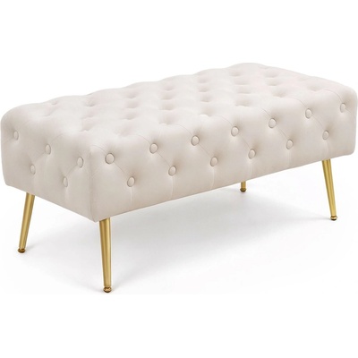 Ak furniture Taburet Monaco béžový