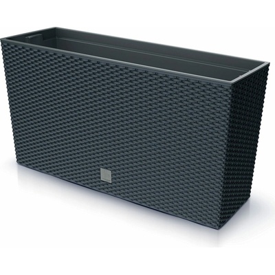 Prosperplast Kvetináč Rato Case M s vložkou na rastliny - 77 x 23,5 cm - anthracite