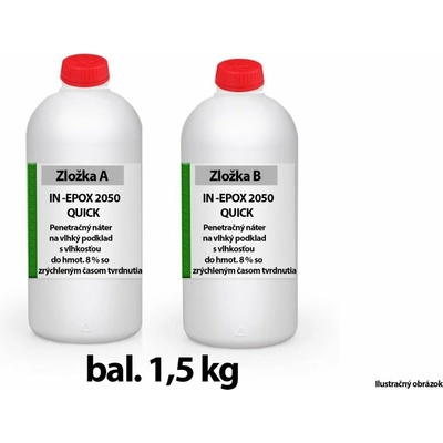 IN-EPOX 2050 QUICK zrýchlená epoxidová penetrácia 1,5 kg