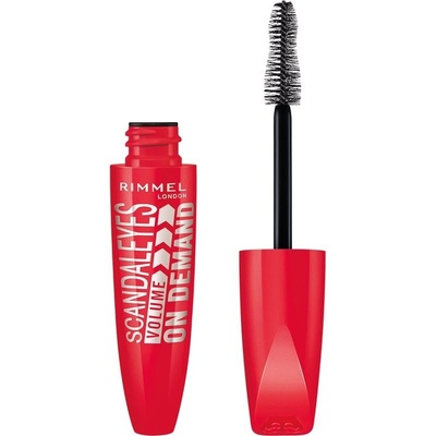 Rimmel London Scandal Eyes Volume On Demand Waterproof voděodolná objemová řasenka 001 Black 12 ml