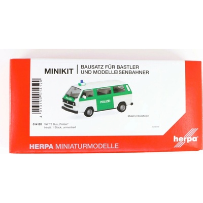 Herpa Volkswagen T3 Bus Policie stavebnice 1:87