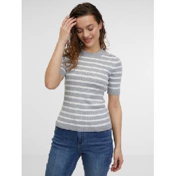 Orsay Светлосив дамски плетен топ на райе ORSAY Orsay | Siv | ЖЕНИ | S