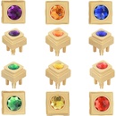 Masterkidz Akrylové farebné tabule STEM Science Board Diamonds 72 ks