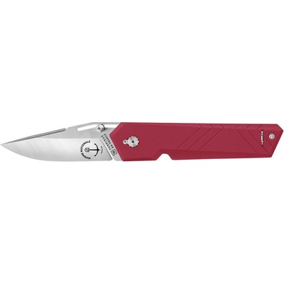 Unboxer French Navy Everyday Carry Knife Red Handle