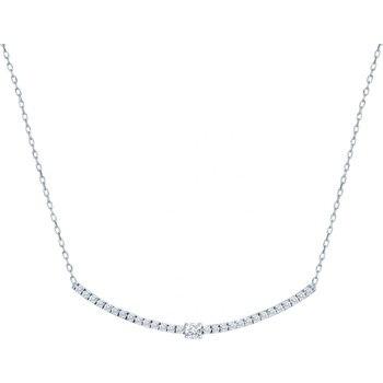 SAVICKI Колие Savicki: бяло злато, диаманти