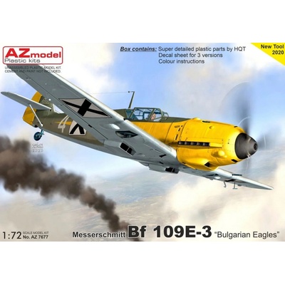 AZmodel Messerschmitt Bf 109 E-3 Bulgarian Eagles 1:72