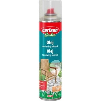 Carlson Garden olej na dřevěný nábytek čirý ve spreji 400 ml