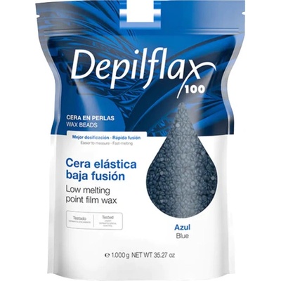 Depilflax Depilační vosk bezpáskový zrnka filmwax elastický 1 kg azulen