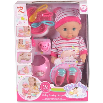 Moni Пишкаща кукла Moni Toys - Многоцветна, 31 cm (108315)