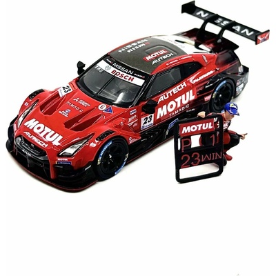 MINI GT Nissan GT-R NISMO No.23 Super GT Series Suzuka Winner w/ Tsugio Matsuda Figure 1:64
